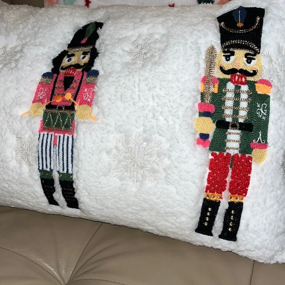 Sherpa Nutcracker Pillow